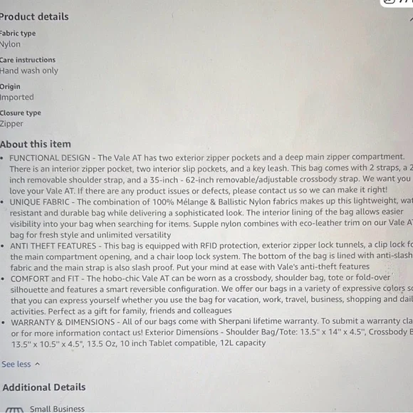 Sherpani Green and Black Crossbody Bag - Picture 9 of 9